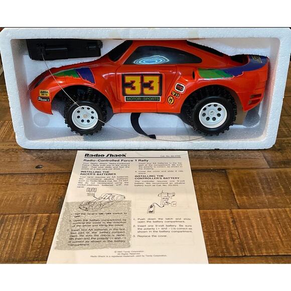 Vintage Radio Shack Force 1 Rally Radio-Controlled Car TESTED - Picture 2 of 5